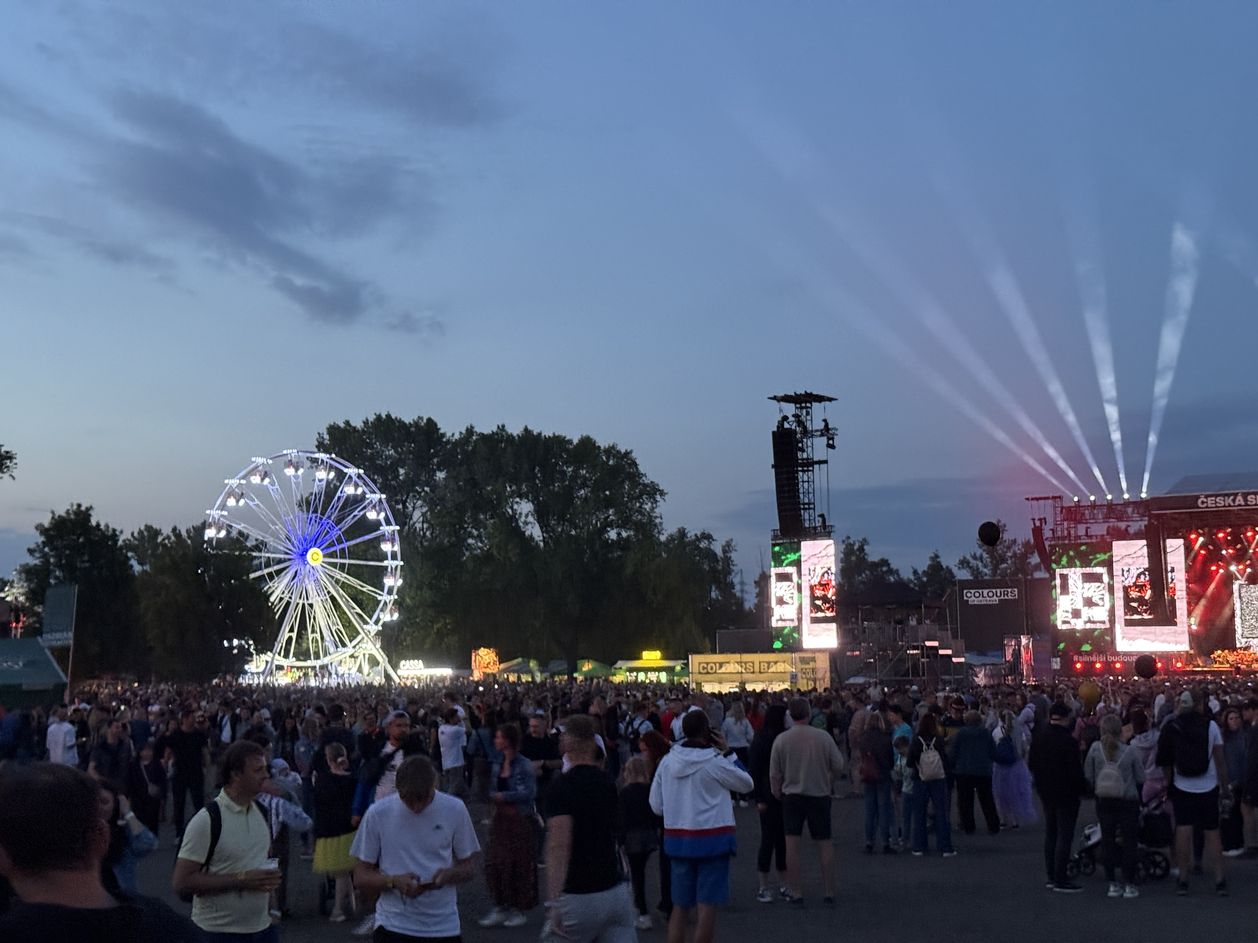 컬러스 오브 오스트라바 행사 전경