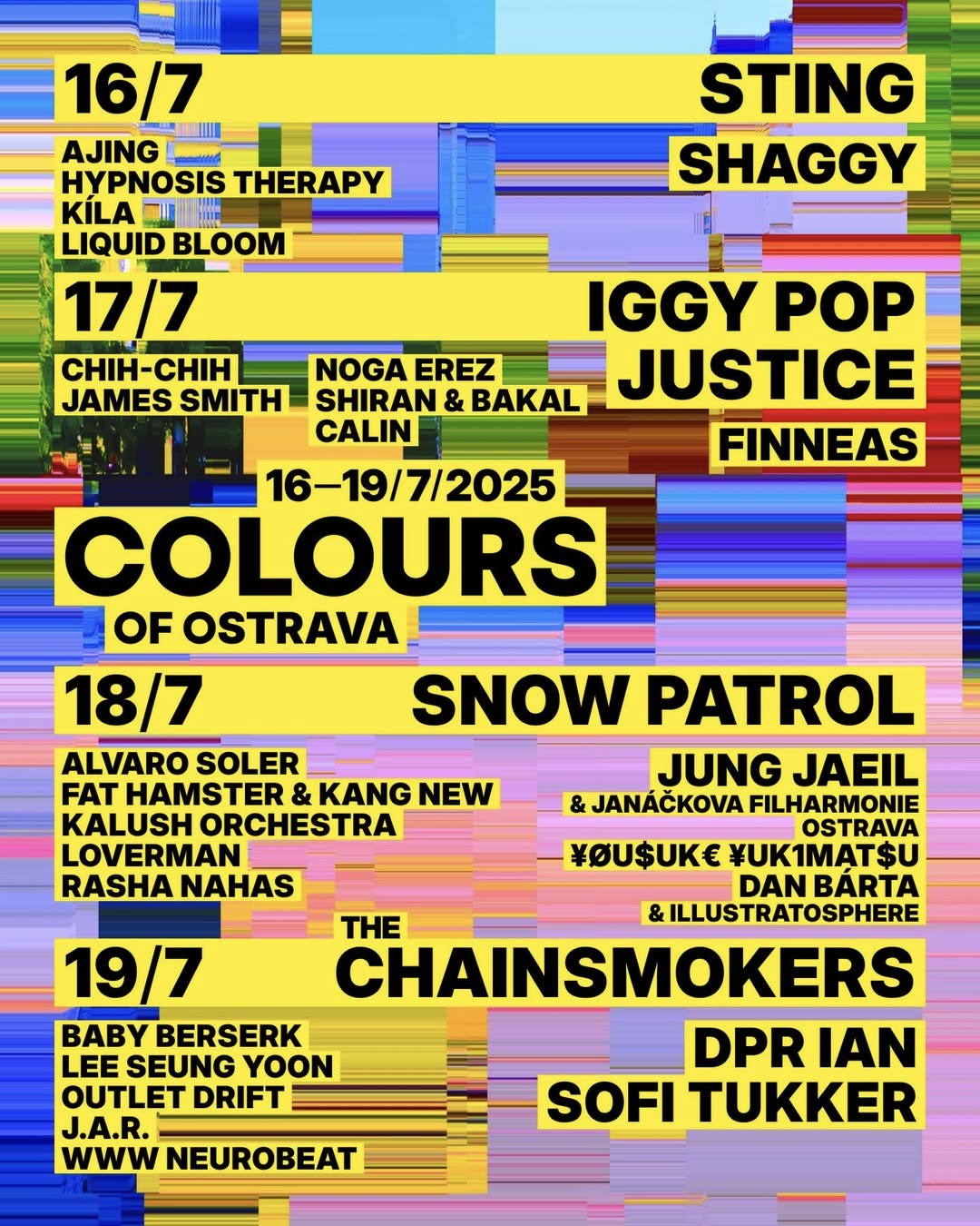 팻햄스터&캉뉴 컬러스 오브 오스트라바 홍보물